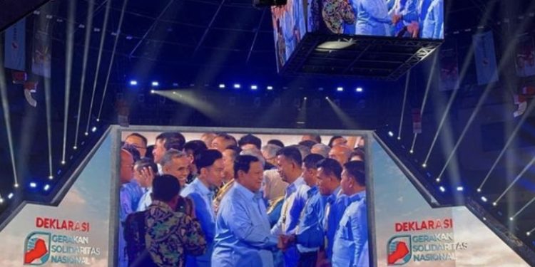 Prabowo dan Gibran Hadiri Deklarasi Gerakan Solidaritas Nasional di GBK