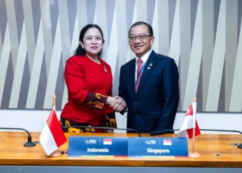 Puan Maharani Bahas Penguatan Generasi Muda dengan Ketua Parlemen Singapura