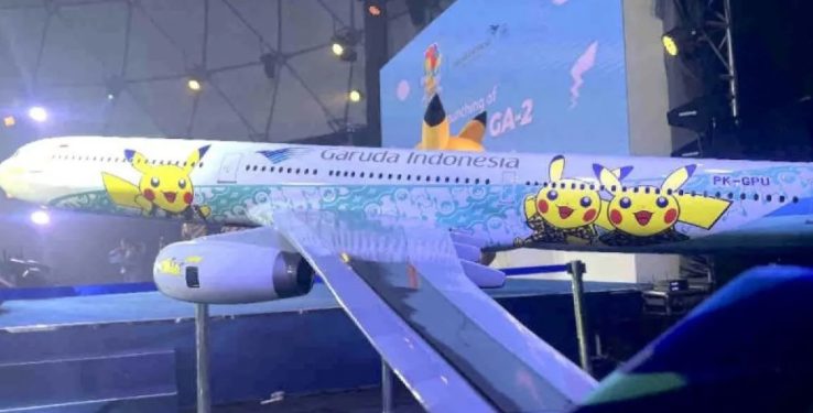 Garuda Indonesia Hadirkan Desain Pikachu untuk Tarik Minat Wisatawan Asing