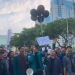 Ratusan Mahasiswa Tolak PPN 12 Persen dalam Aksi di Patung Kuda