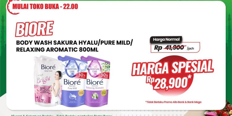 Diskon Super Hemat Sabun Mandi di Transmart Seharian!