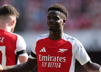 Saka absen saat Arsenal hadapi Liverpool di Liga Inggris